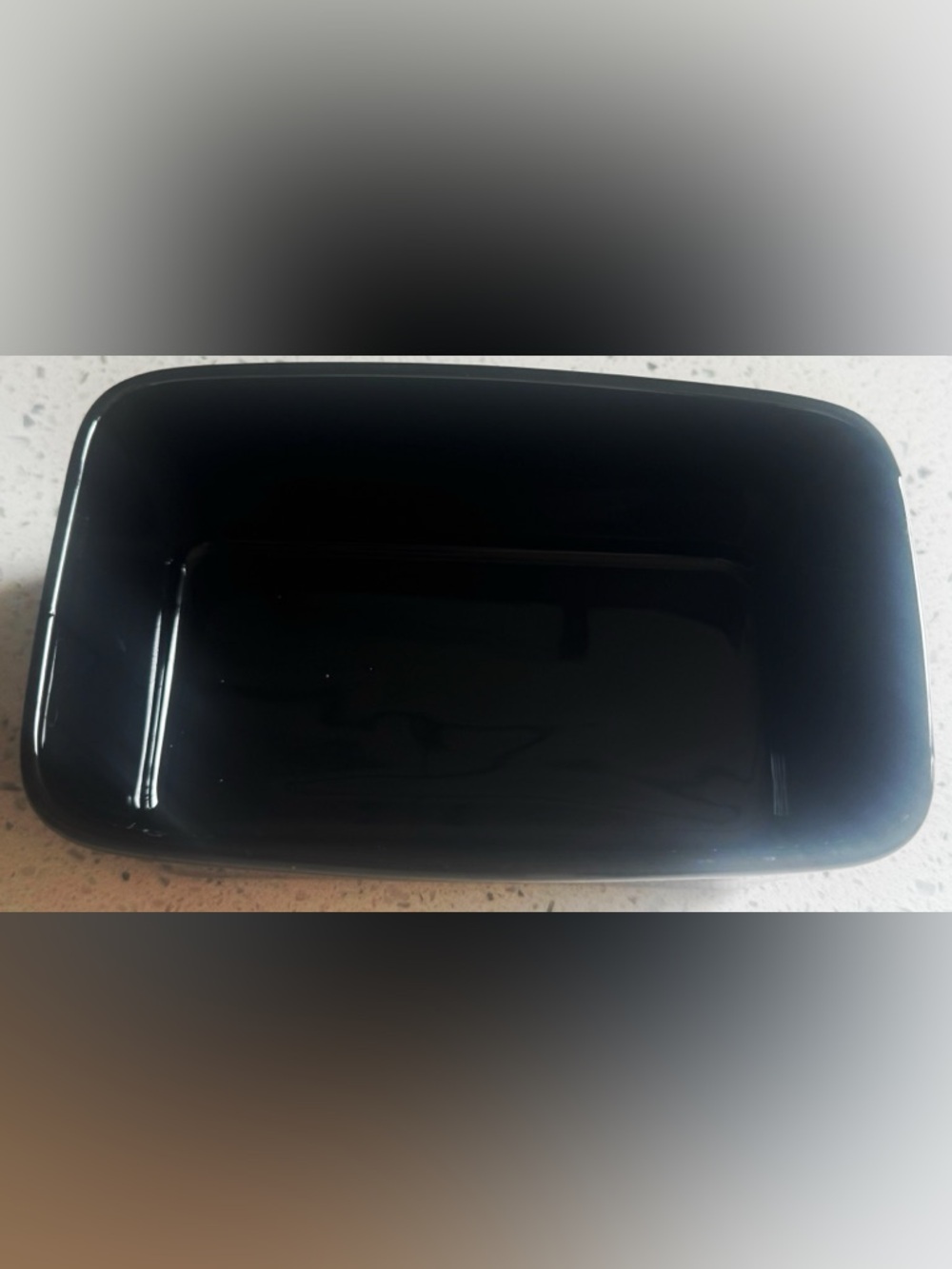 Black Butter Dish with Lid Knife Included Farmhouse Kitchen Container - Picture 5 of 5